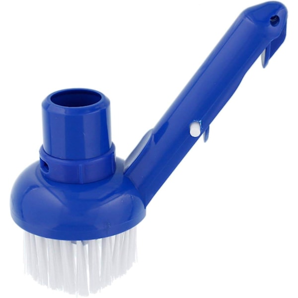 Swimming Pool Corner Vacuum Brush with Adjustable Vacuum Ring - Connects to Standard 1-1/2" Vacuum Hose and 1-1/4" Poles