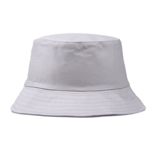Grå fiskehat spandhat hue grå one size