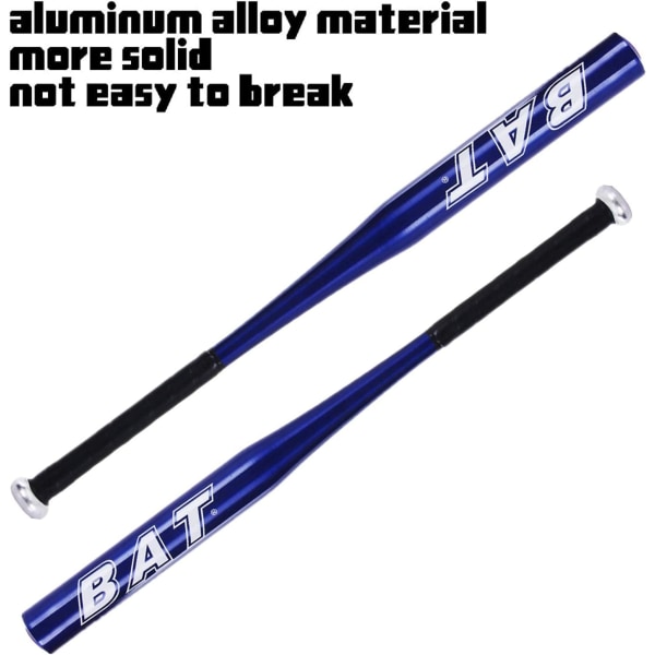 30 tommer aluminium baseball balltre Sport blå baseball balltre Stang metall vanntett anti-skli håndtak sølv for trening og øvelse