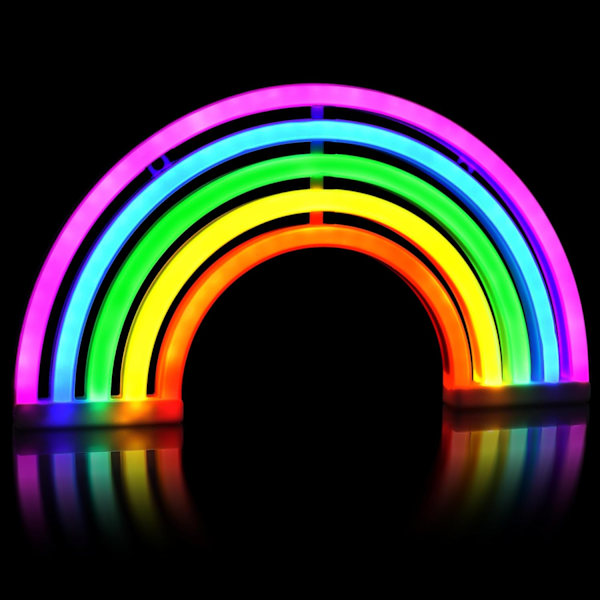 Premium Rainbow LED Neon Lysskilt Soveværelse Væglampe [Energiklasse A+]