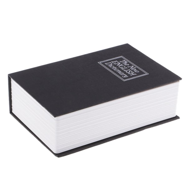 book safe with lock book piggy bank mini money storage black dictionary