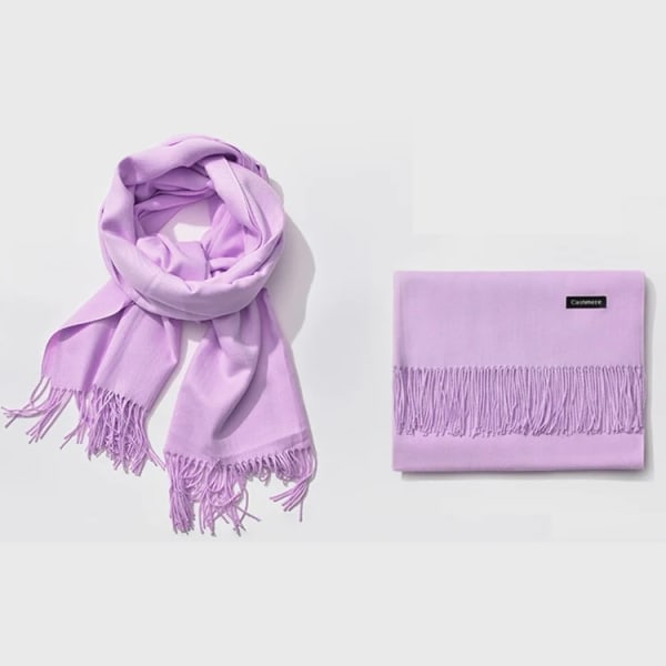 Viscose sjal tørklæde - purple