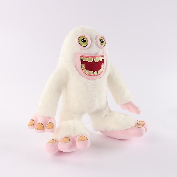 Hvit Mammoth Plysj Leke Snø Monster Dukke