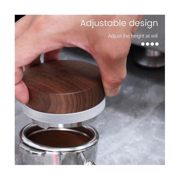 Kaffepåfyllningspress Tillbehör Espresso Kaffe Tamper 58mm Kaffefördelare Kaffeduk Pulverhammare