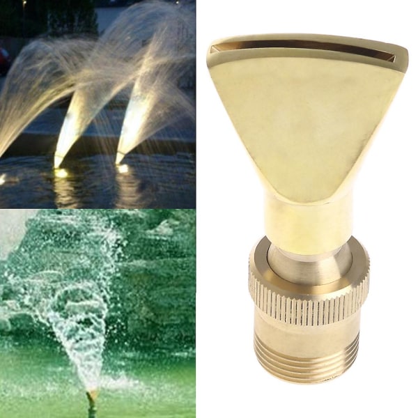 1/2\" Dn15 3/4\" Dn20 vifteformet fjærfontene damdyse sprinkler sprayhode