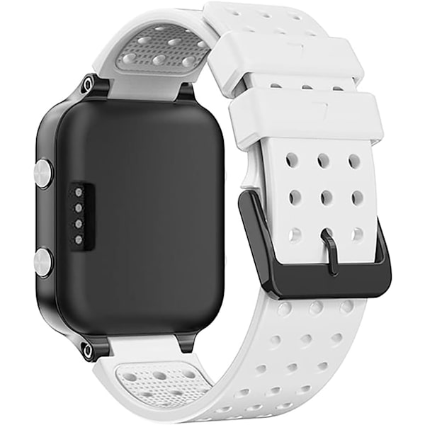 Ersättning för klockarmband i silikon för Garmin Approach S20 klockarmband med verktygssatser white