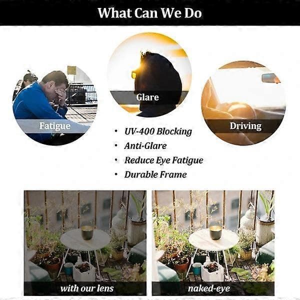 Polariserte Clip-on Solbriller Unisex Antirefleks