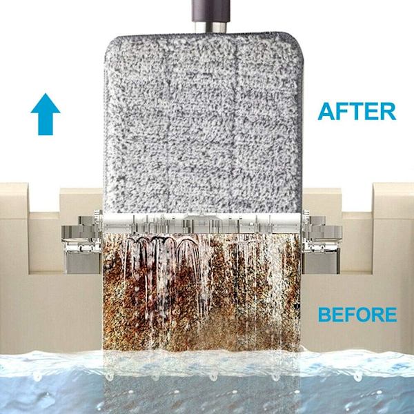 Mop-Puder Til Udskiftning, 7 Stk Gulvmoppuder Hoved Flade Mikrofiber Genopfyldningsklud Spray Mop Reveal Moppe Vaskbare Kludmåtte Tør eller Vådt til Hjemmet