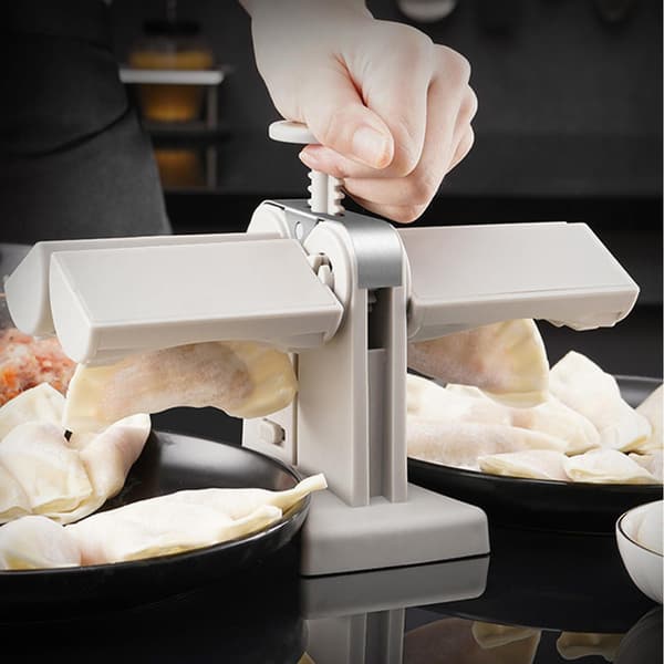 Hjemmelagd Dobbelthodet Automatisk Dumpling Maker Mold Dumpling Wrapper Verktøy Ft