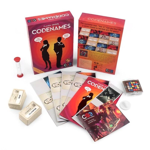 Confidential Action Codenames -lautapeli, perhe- ja ystäväpeli, korttipeli