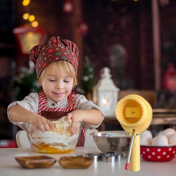 Justerbare Håndpresse Månekakeformer Profesjonelle Månekakeformer Unikt Blomstermønster Bakverk Baking Preger Pattern combination