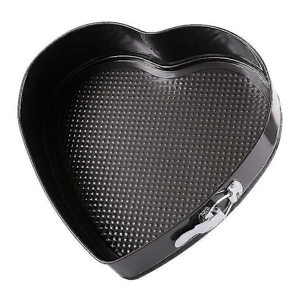 Hjerte springform til bagning med kærlighed - Sort, 26 cm