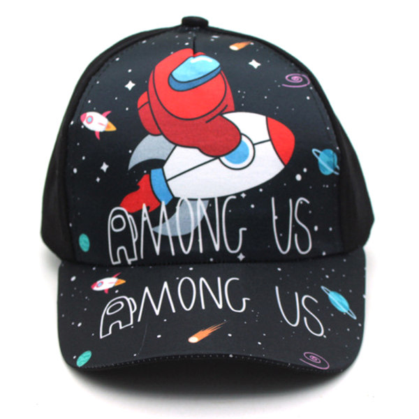 Among Us Kids Baseball Cap _ Justerbar Outdoor Sports Hat _ Bl - A