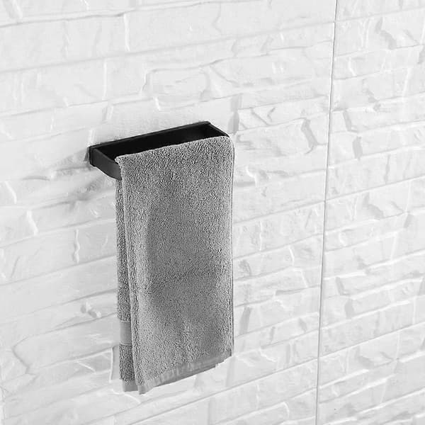 Håndklædering SUS 304 Rustfrit Stål Mat Sort Moderne Håndklædeholder Vægmonteret