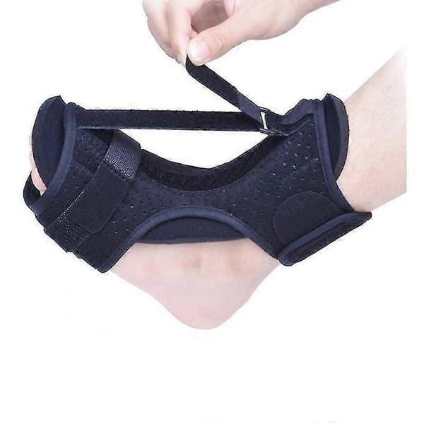 Säädettävä elastinen jalkakiskotukiortoosi