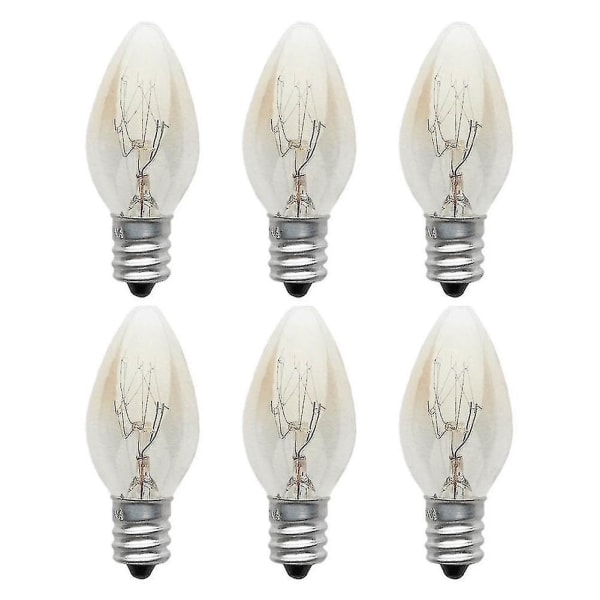10 stk. E12 pære 220v-240v 10w C7 pære - varm farve pære Pære/glødelampe stue lys