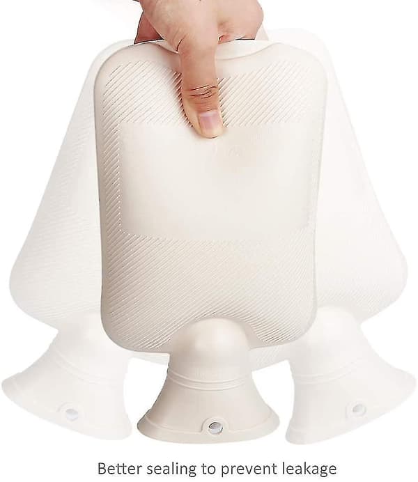 Pels Varmtvandsflaske 1000ml/2000ml Hold Varmt Blødt Bærbart (lilla)