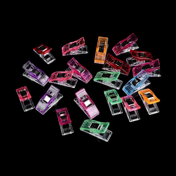 Syklips, beklædningsklips, bindende clips, patchwork
