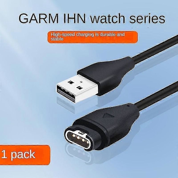 Laderkabel for Garmin Vivoactive 3 Lader 4s 935 USB Dock 945 245 Fenix 5s Lader 5 5x Plus 6 6s 6x Pro Plugg Deksel Etui