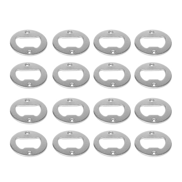 50 Set Flasköppnare Insats, Rostfritt Stål Rund Diy Flasköppnare Hårdvara Kit Hårdvara Delar Sup