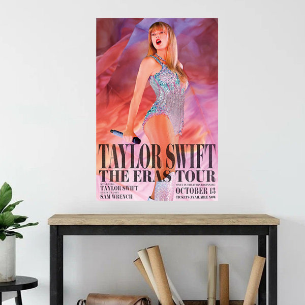 Singers Taylors Swifts Plakat Personliggør hængende ornament Ideel gave til Swifties - D
