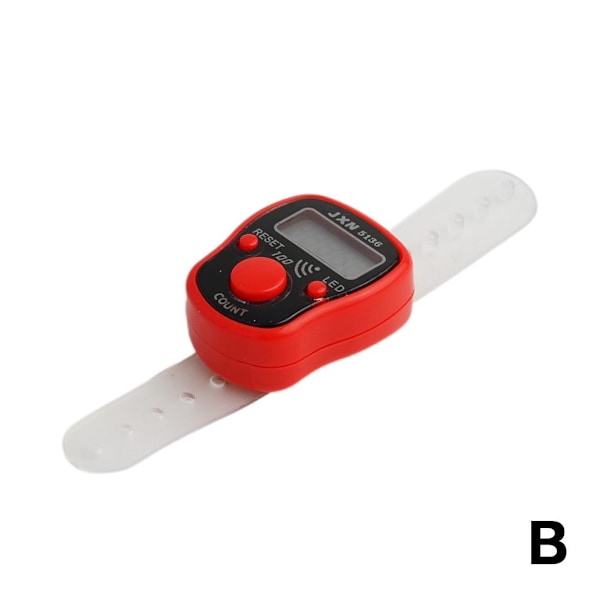 LED Digital Elektronisk Räknare Dhikr/Tasbih/Tasbi/Tasbee F red onesize