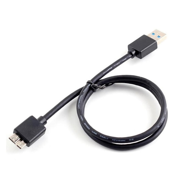 USB 3.0 AM Hane till Micro B Kabel Super Speed Adapter HDD Sladd Fo BLACKC 0.4M