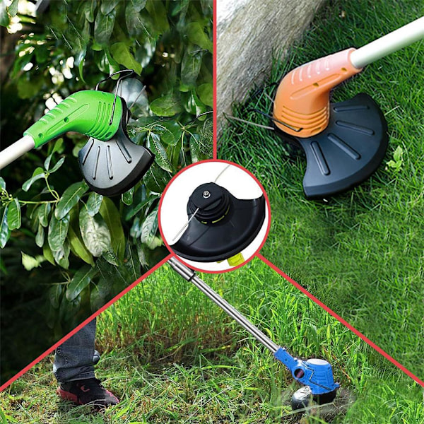Grästrimmerhuvud med snöre för borste, Strimmer, Ståltrim 3pcs 3pcs
