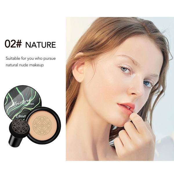 Air Cushion Mushroom Head Foundation CC-BB Creams Concealer Make natural color 15g