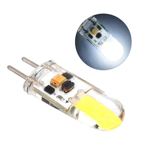 G6.35 LED-lampor 12V 2W GY6.35 LED-lampa G6.35 2-stiftsbas Halogen Warm white One-size