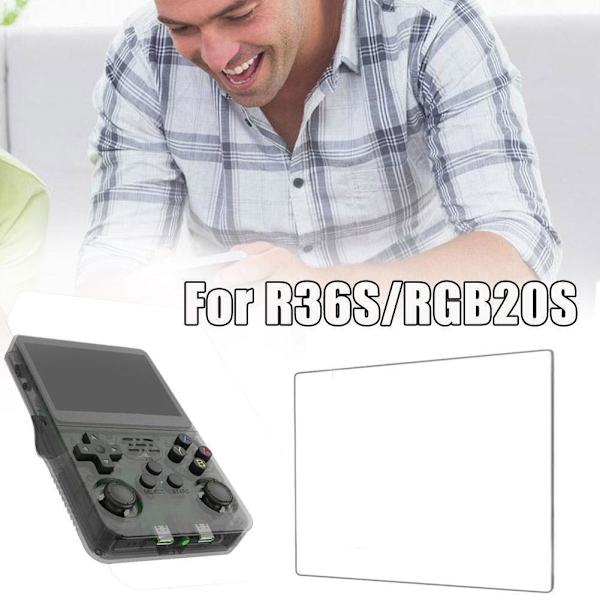 för r36s /RGB20S Handhållen Spelkonsol Härdat Glas Film B1X0] A1K3