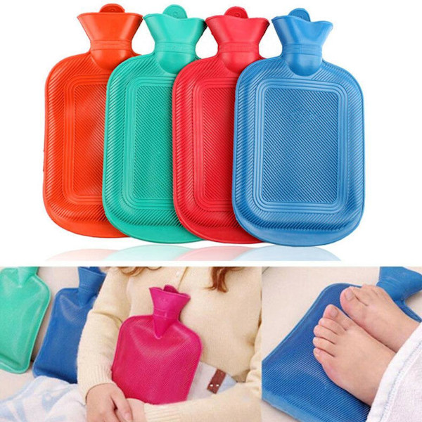 2024 1L Vattenflaska i Gummi Värmeterapi AU LAGER multicolorB 1000ml