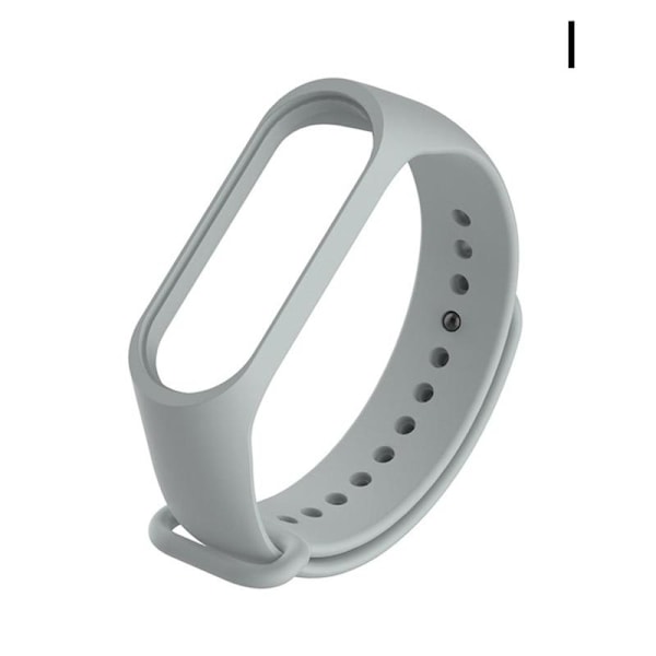 Ersättningsarmband för xiaomi Mi Band 3/4 Armbandsur Si gray One-size