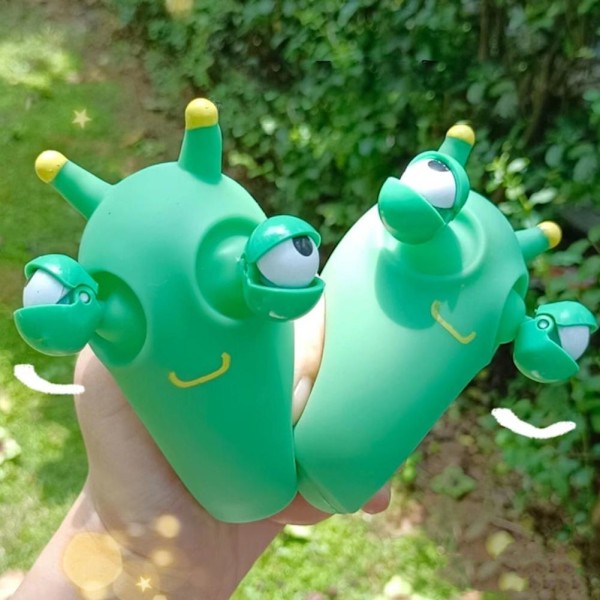 Söt Grön Bugg Öga Squishy Leksak Bugg Kläm Leksak Dekompressionsleksak