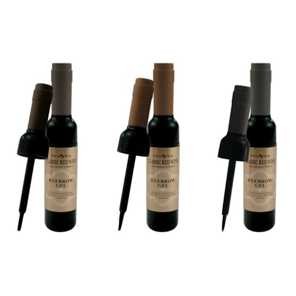 Ögonbryns Henna Medium Brun Regular Pack & Färgningskit NYTT För Br