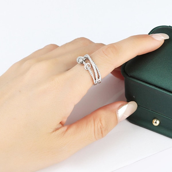 Till Min Dotter Fidget Ringar Anti Ångest med Pärlspinner MED