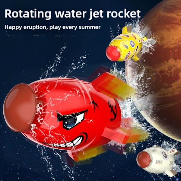 Raketsprinkler Flygande Raketsprinkler Rymdsprinkler Uppskjutning Red With 3 meters water pipe
