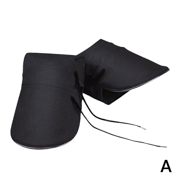 Motorcykelstyrmuffar Sommar Luftig Nylon Vattentät Skydd BLACKA basic model