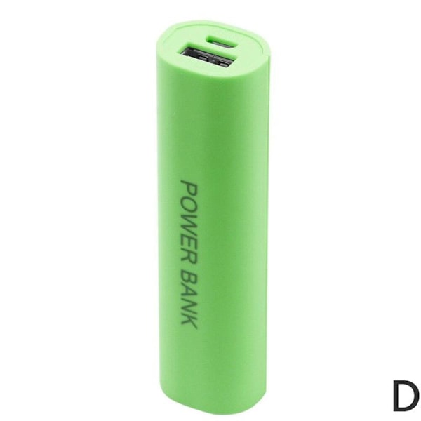 Mobil USB Power Bank Laddare Pack Box Batteri Fodral AU LAGER green null