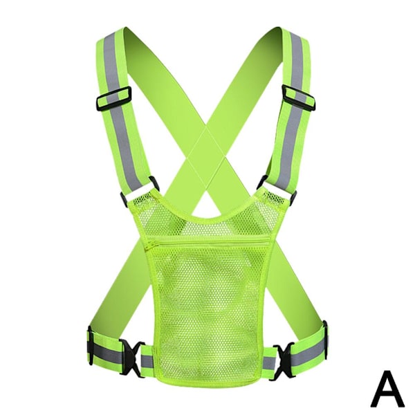 Reflekterande Väst Säkerhetsväst Synlighetsväst Ref Green 1pc