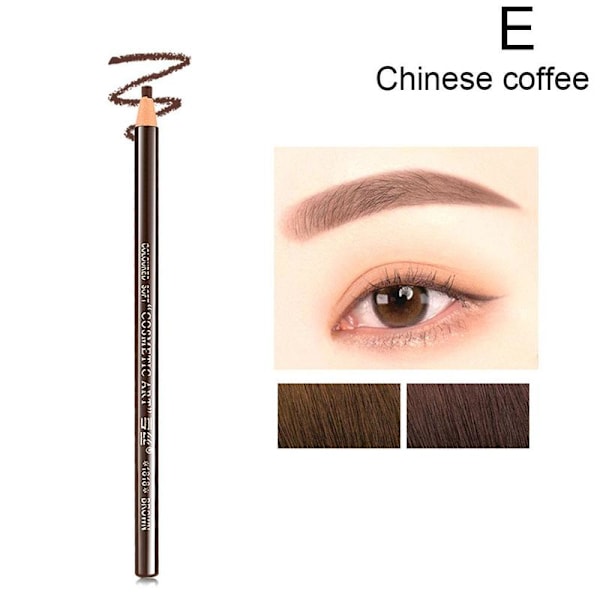 Micro Blading Tattoo Ögonbrynsfärg Penna Långvarig Ögonpenna Mak 15# Medium Coffee One-size