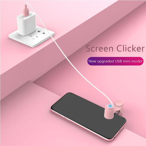 BQLQBQLQ Auto Clicker för Telefon, Automatisk Skärmtryckare för Telefon, Sc  White 1set
