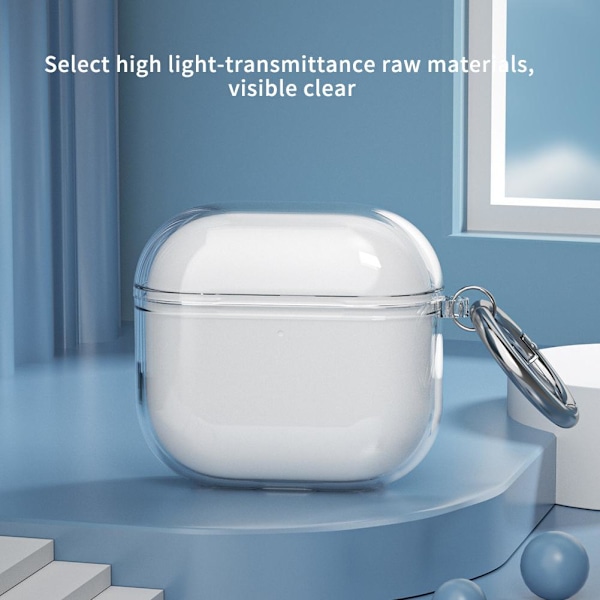 Tkerinse för AirPods 4 Genomskinligt Skyddsfodral, stötsäkert W transparent For Airpods 4