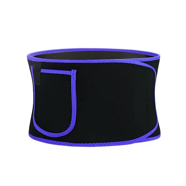 Midjetränare för kvinnor, Svettbälte för midjan, Magebälte Blue 40-80kg