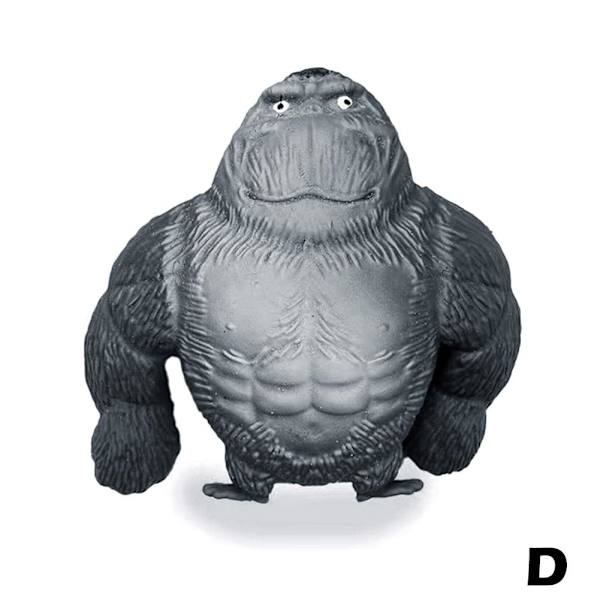 Mini Kreativ Gorilla Squishy Leksak Simuleringsapa Sträck T red onesize
