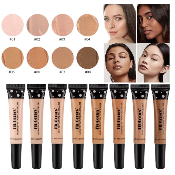 Concealer Foundation Matt Full Täckning Ljusare Smink u Make 06 8g