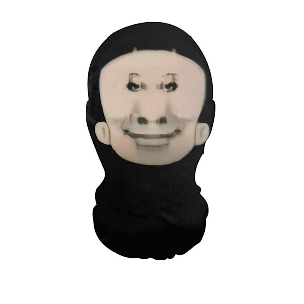 Rolig 3D Balaclava Mask Sömlös Design Parodi Ansiktstryck Mask Fi 005 1pc