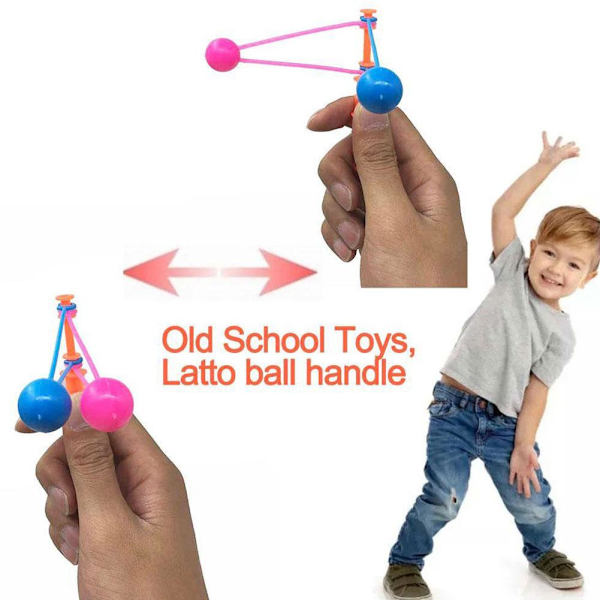 Pro-clackers Boll Lato Boll Leksak Plasthandtag Stressreducerande Leksak