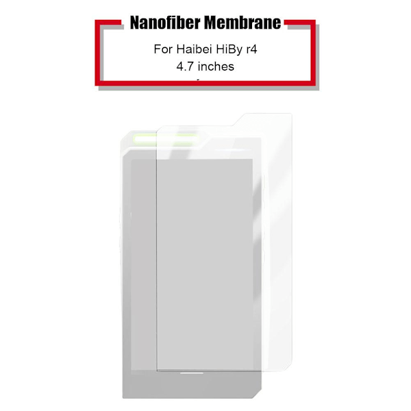 Explosionssäker film, för Seashells HiBy R4 Nano 4.7'' HD-skärm high definition 1pcs