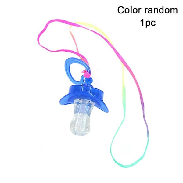Lysande Napp LED Rave Party Glow Självlysande Visselpipa Blinkande L